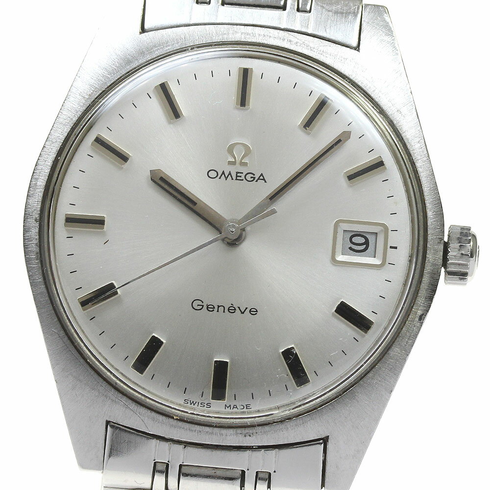 オメガ OMEGA 136.041 ジュネーブ Cal.613 デイト 手巻き メンズ _814803【中古】