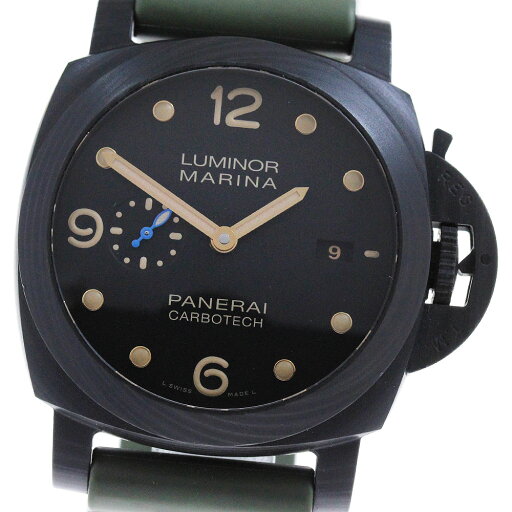 パネライ PANERAI PAM00661 ルミノールマリーナ 1950 カーボテック デイト 自動巻き メンズ 良品 _816482【中古】 パネライ PANERAI PAM00661 ルミノールマリーナ 1950 カーボテック デイト 自動巻き メンズ 良品 _816482【中古】