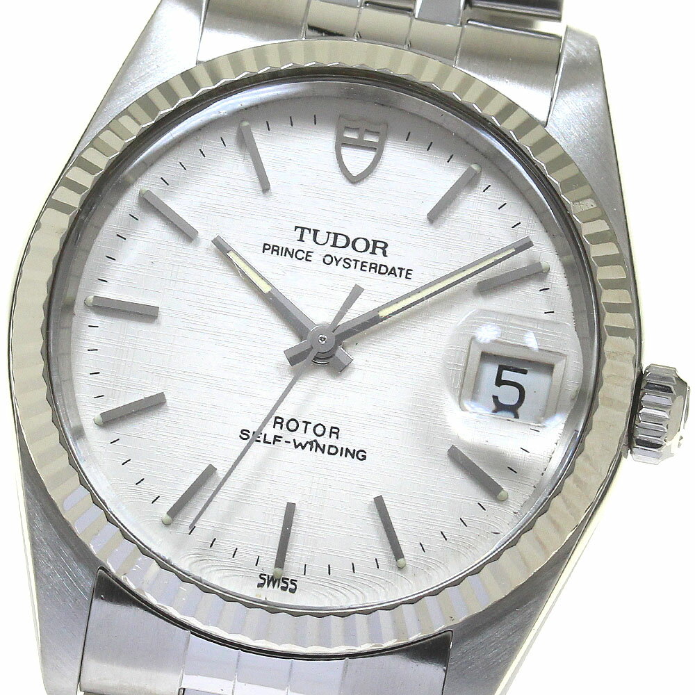 チュードル TUDOR 74034 プリンスデイト WGベゼル Cal.2824-2 自動巻き メン ...