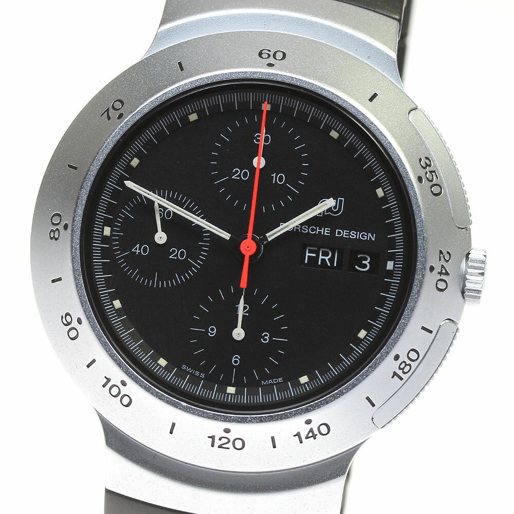 ポルシェデザイン Porsche Design スーパーライト クロノグラフ デイデイト 自動巻き メンズ _817846【ev20】【中古】