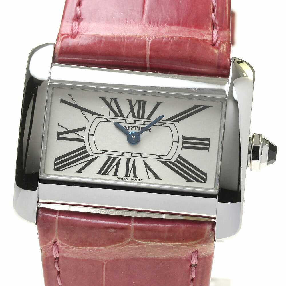 カルティエ CARTIER W6300255 ミニタンクディバン クォーツ レディース _816848【中古】