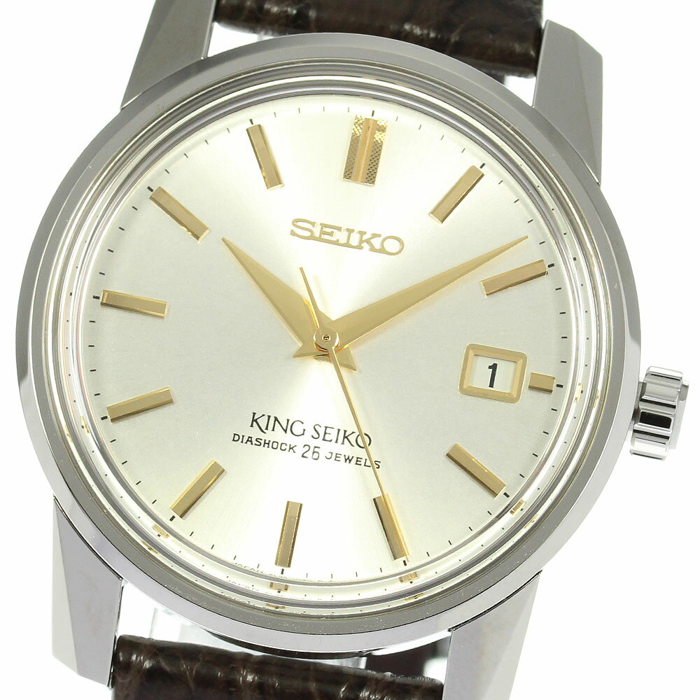 セイコー SEIKO SJE087J1/6L35-00F0 キングセイコー KSK 1965 復刻デザイン限定モデル 自動巻き メンズ 良品 箱付き_818892【中古】