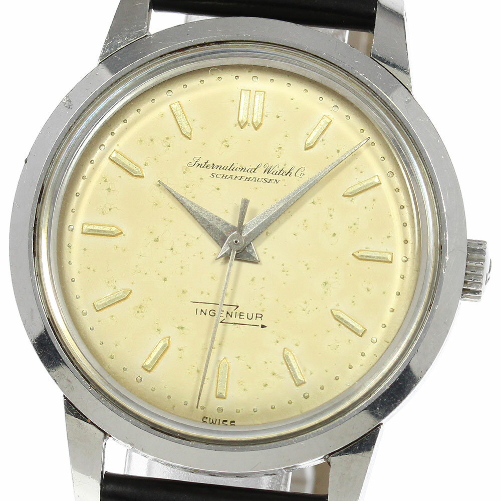 IWC INGENIEUR cal.853 シャフハウゼン 手巻き 稼働品 OH こし IWC INGENIEUR cal.853 シャフハウゼン 手巻き 稼働品 OH こし