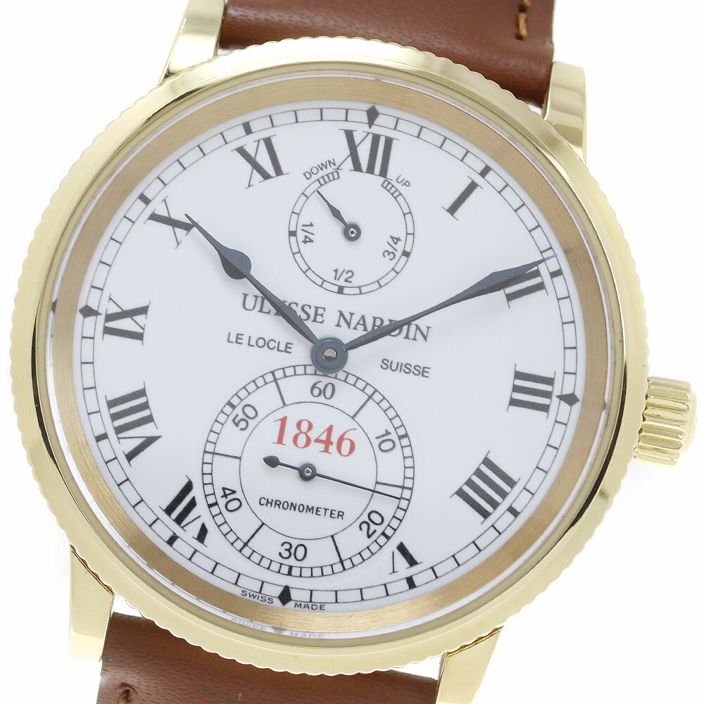 ユリス・ナルダン Ulysse Nardin 261-22 マリーン クロノメーター 250本限定 自動巻き メンズ 良品 _801682【ev10】【中古】