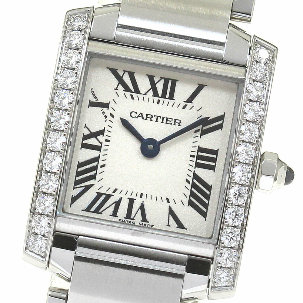 カルティエ CARTIER W4TA0008 タンクフラ