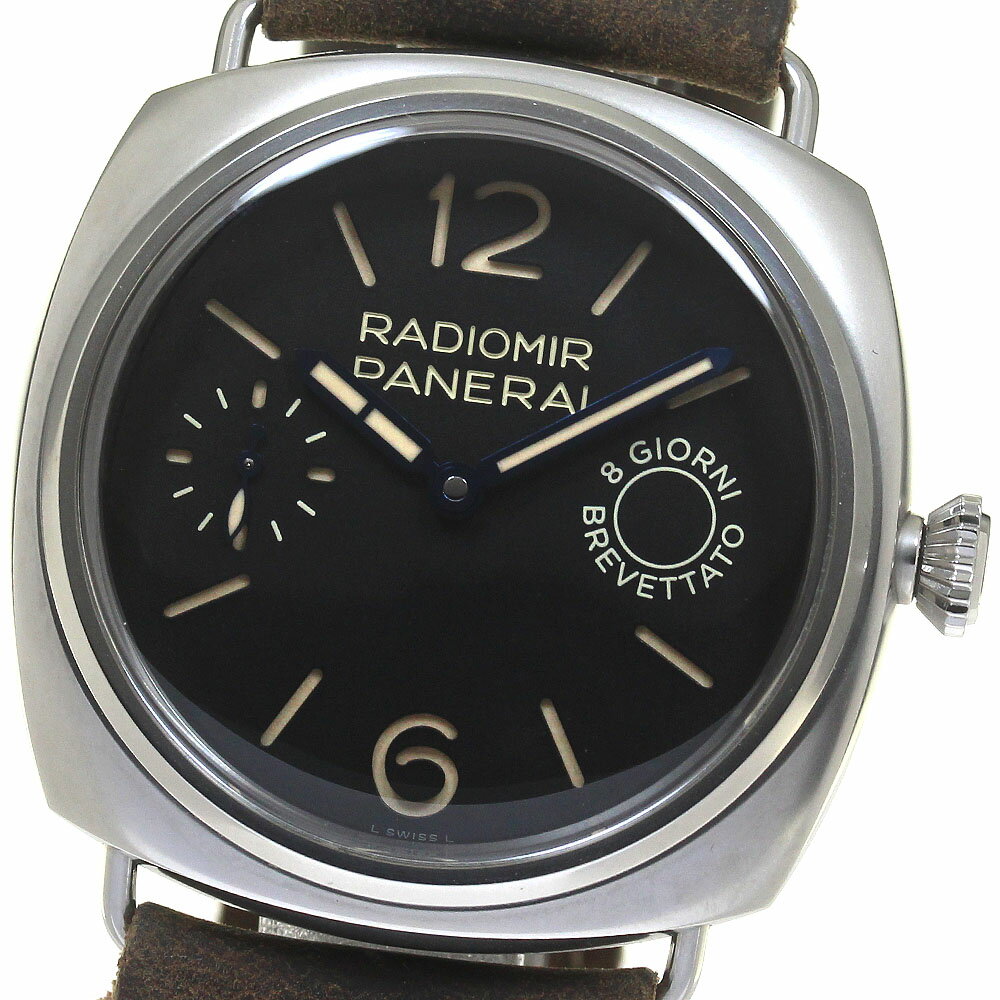 パネライ PANERAI PAM00992 ラジオミール 8デイズ スモールセコンド 手巻き メンズ 良品 保証書付き_816604【中古】