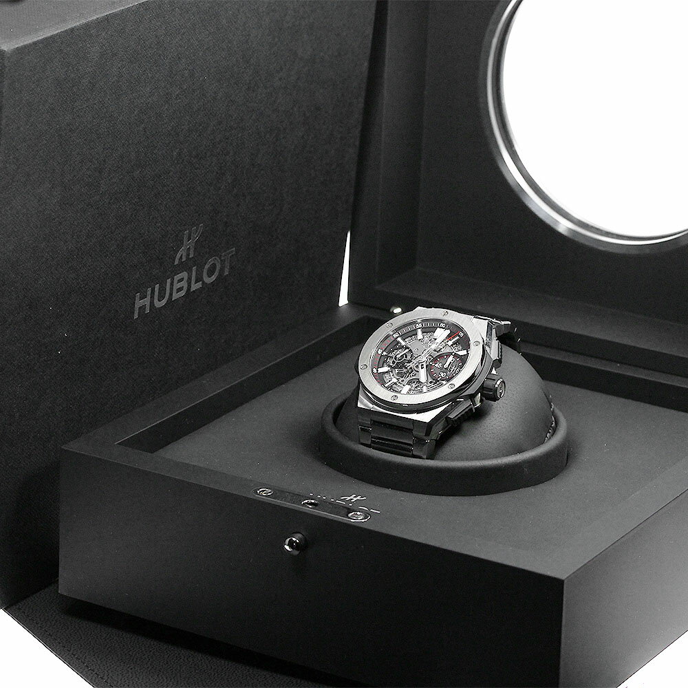 訳あり ウブロ HUBLOT 451.NX.1170.NX ビッグバン インテグラル チタニウム クロノグラフ 自動巻き メンズ 箱付き_812219【中古】