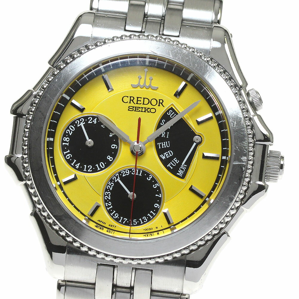 セイコー SEIKO GCBG993/4S77-0A20 クレドール パシフィーク デイデイト レトログラード 自動巻き メンズ _803633【ev10】【中古】
