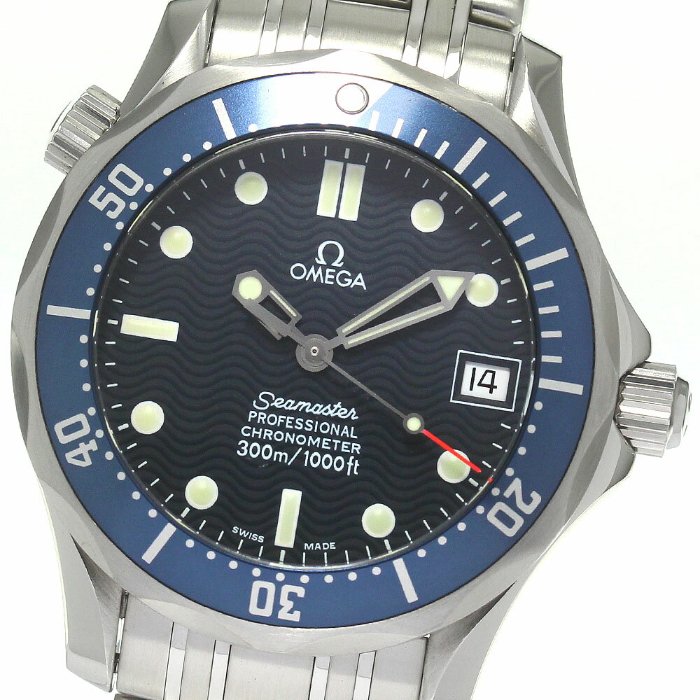 オメガ OMEGA 2551.80 シーマスター 300 デイト 自動巻き ボーイズ _818426【中古】