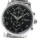 訳あり モンブラン MONTBLANC 104286 タイムウォーカー ツインフライ クロノグラフ 自動巻き メンズ _815475【ev20】【中古】