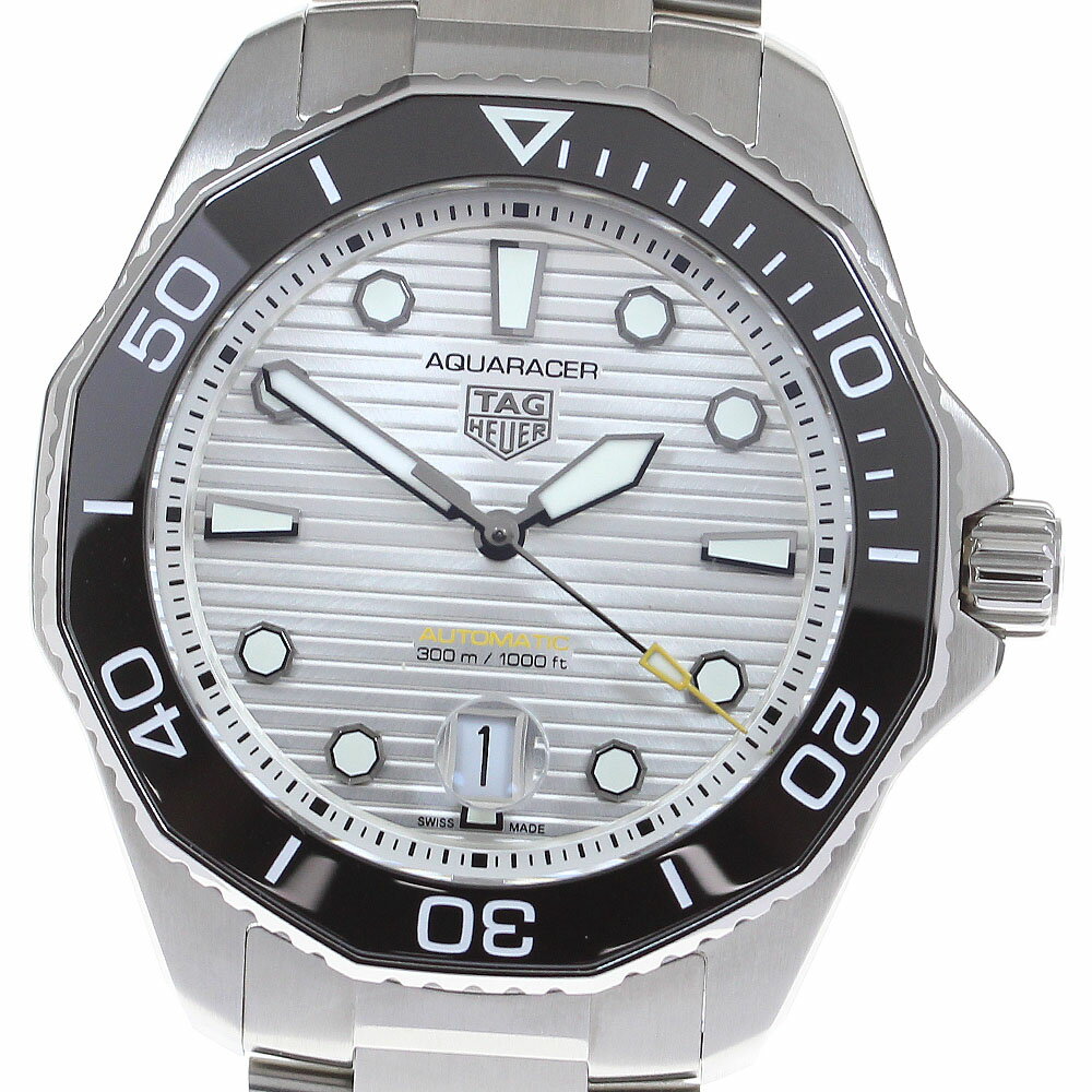 タグホイヤー TAG HEUER WBP201C アクアレーサー プロフェッショナル 300 デイト 自動巻き メンズ 良品 箱・保証書付き_821195【ev20】【中古】