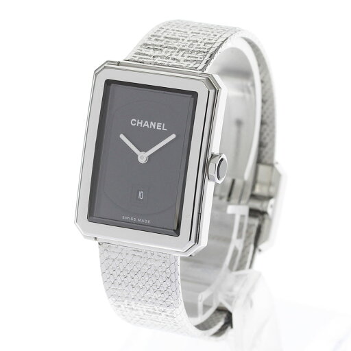 シャネル CHANEL H4878 ボーイフレンド デイト クォーツ ボーイズ 良品 箱付き_821619【中古】