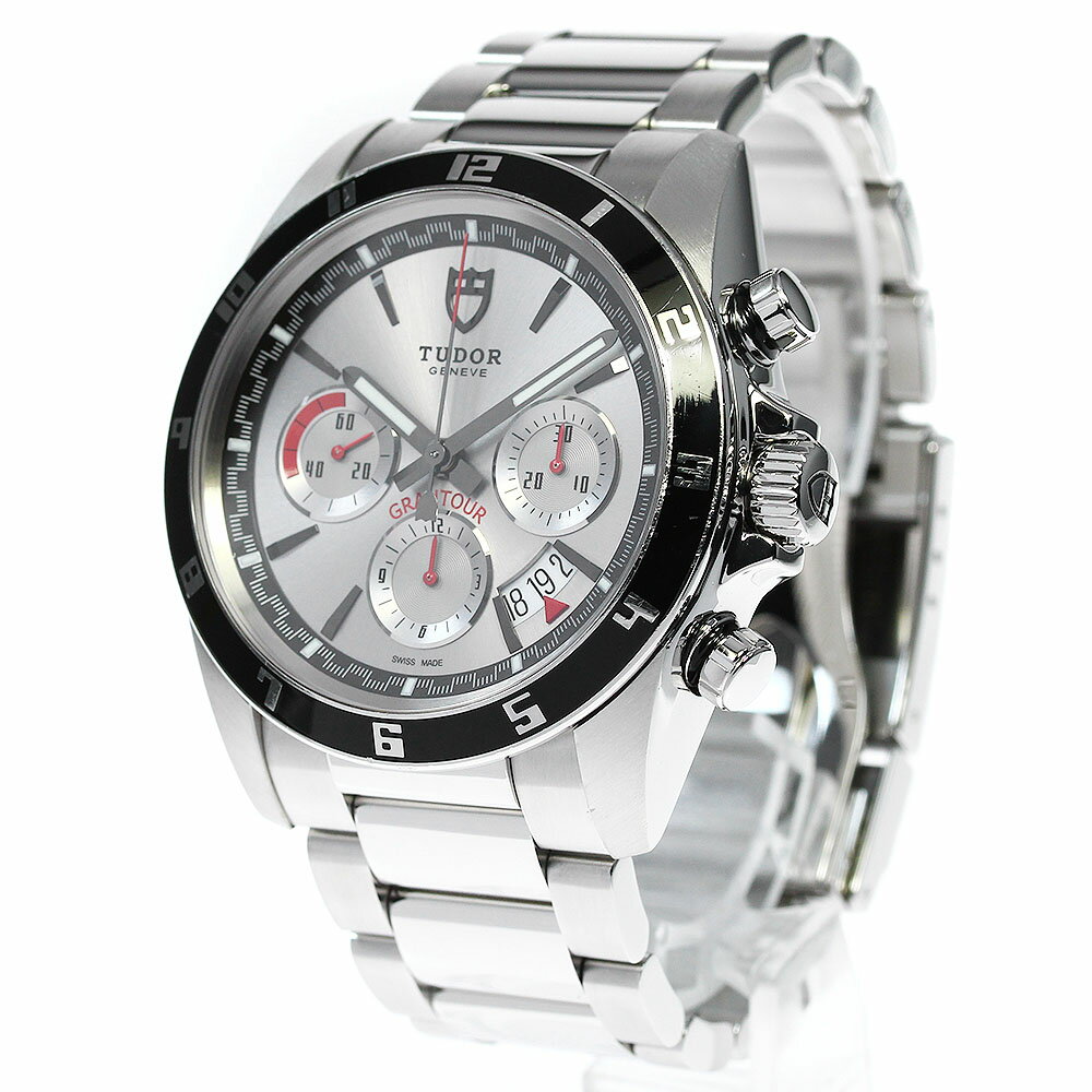 チュードル TUDOR 20530 グランツアー クロノ フライバック 自動巻き メンズ 箱付き_820111【ev10】【中古】