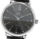 IWC IWC SCHAFFHAUSEN IW458102 ポートフィノ オートマティック 37 12Pダイヤ 自動巻き ボーイズ 保証書付き_816766【中...