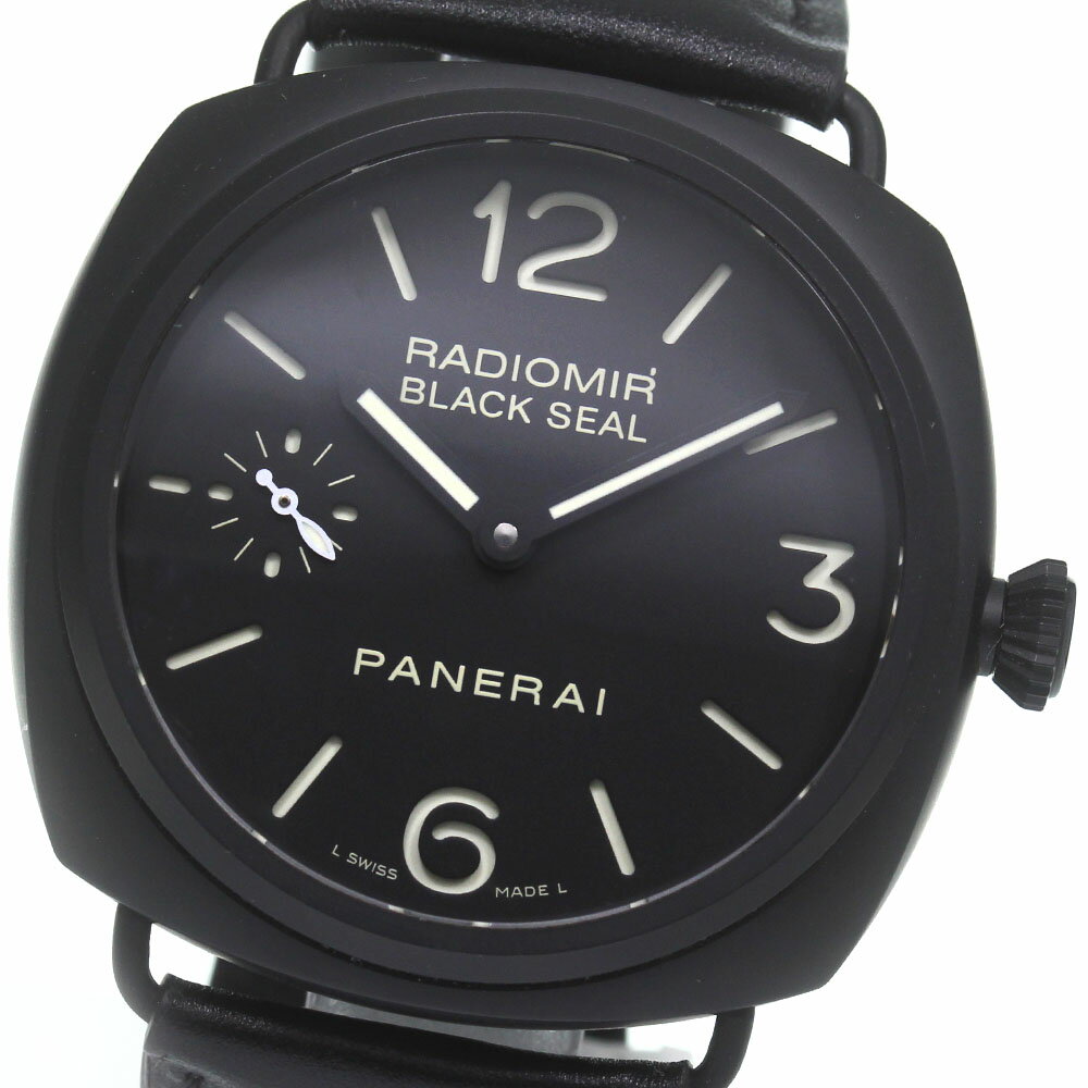パネライ PANERAI PAM00292 ラジオミール ブラックシール 手巻き メンズ 美品 保証 ...