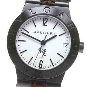 ブルガリ BVLGARI LC29S ディアゴノスポーツ 香港返還記念限定モデル デイト 自動巻き レディース _762681【ev20】【中古】