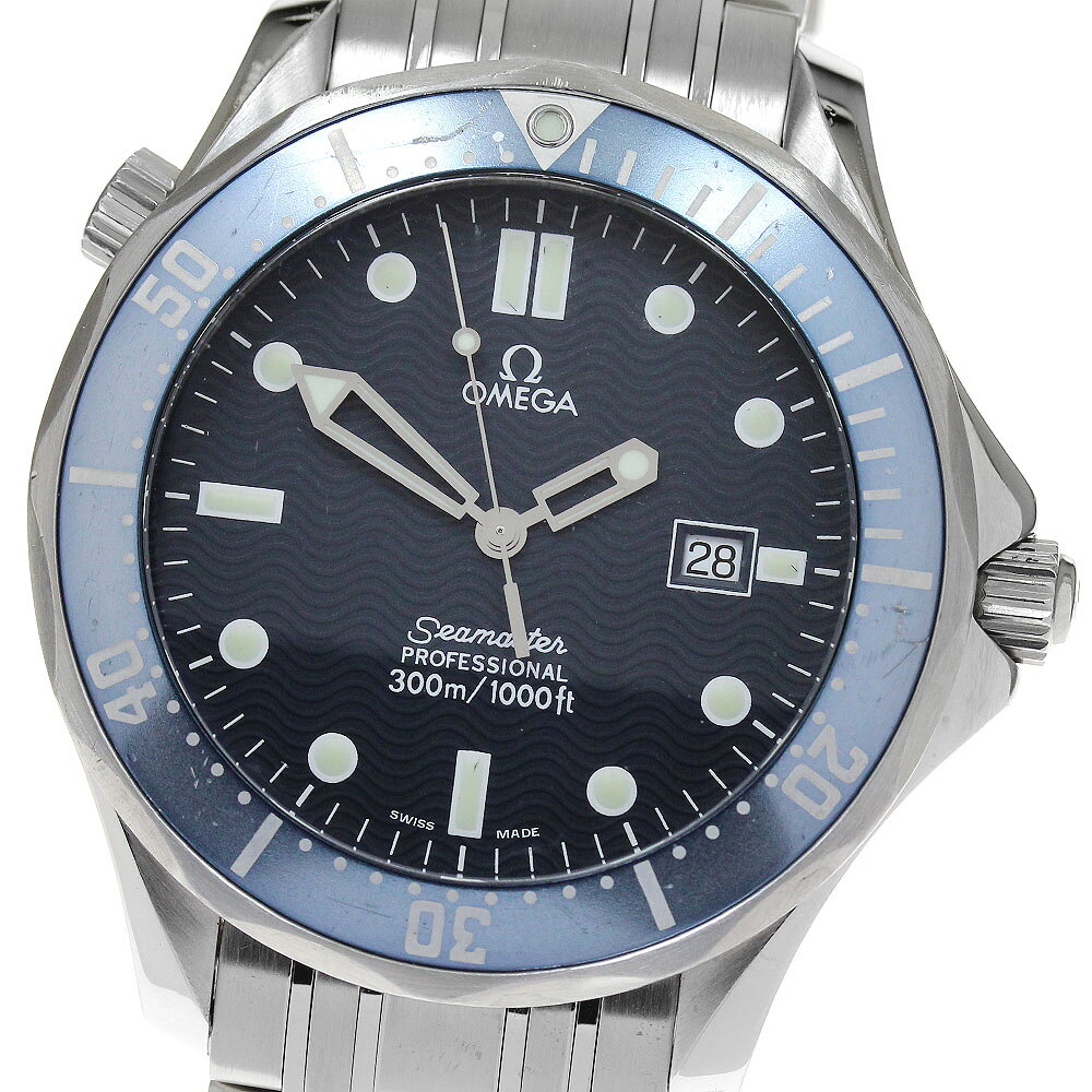 訳あり オメガ OMEGA 2541.80 シーマスター300 デイト クォーツ メンズ _820720【中古】