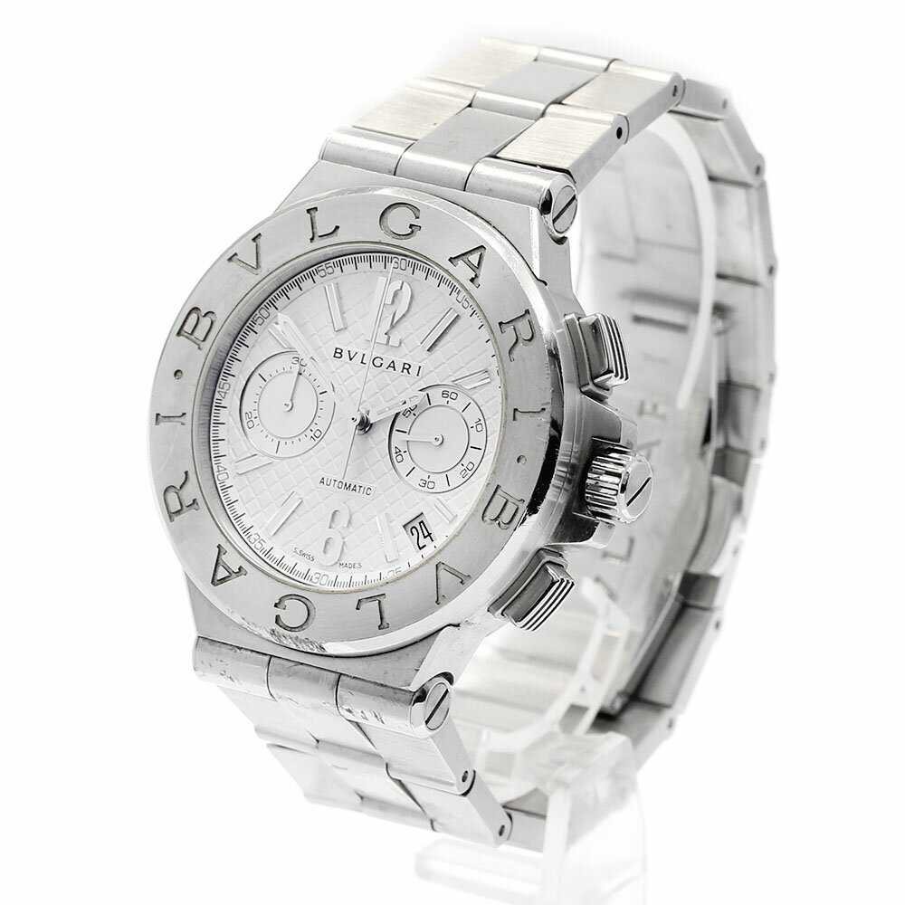 ブルガリ BVLGARI DG40SCH ディアゴノ クロノグラフ 自動巻き メンズ _824018【中古】