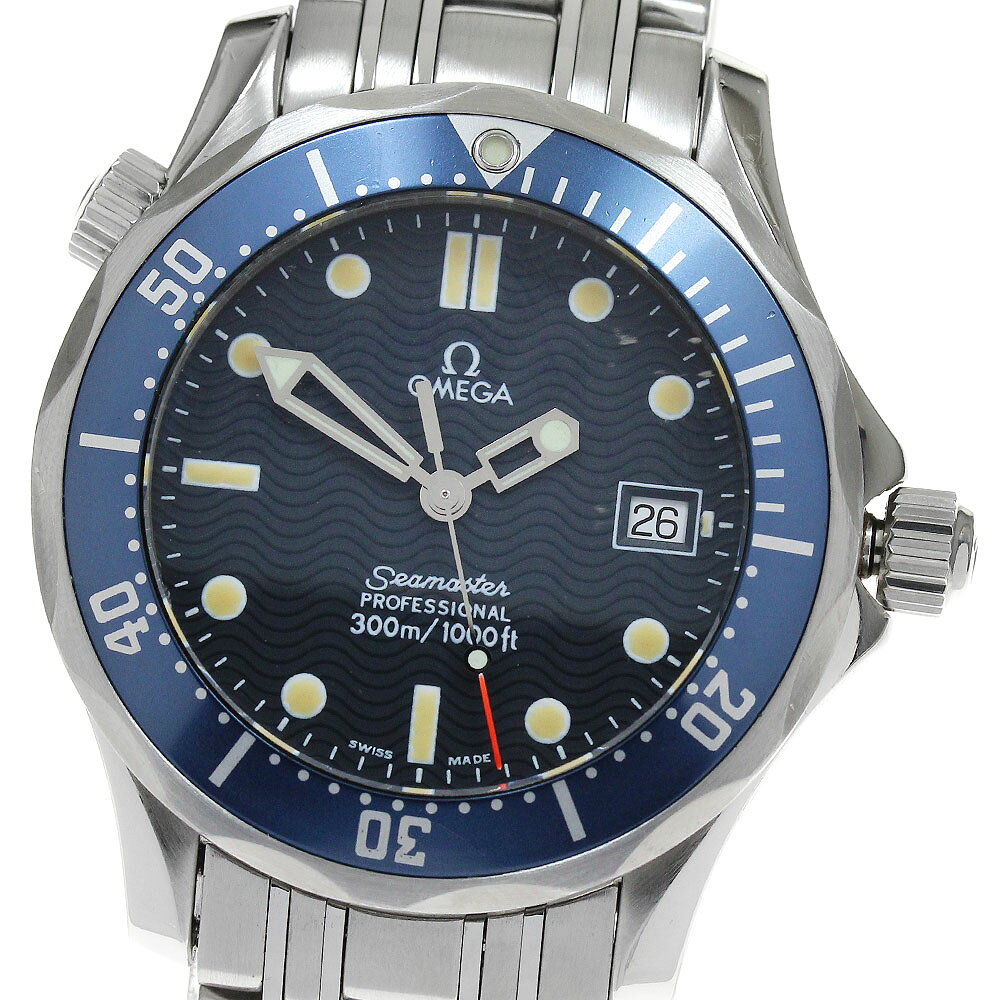 訳あり オメガ OMEGA 2561.80 シーマスター300 プロフェッショナル デイト クォーツ ...