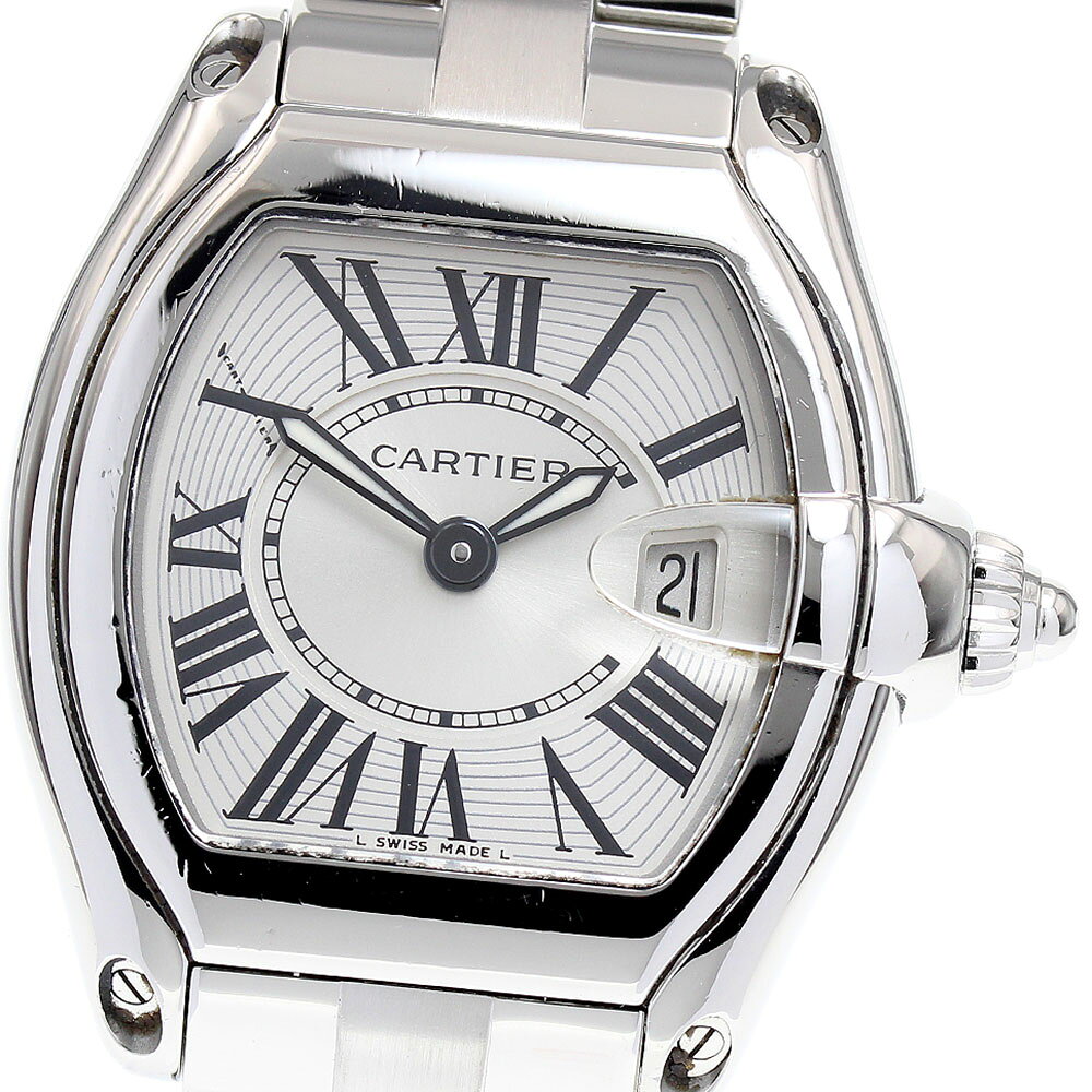 カルティエ CARTIER W62016V3 ロードスターSM デイト クォーツ レディース _82 ...