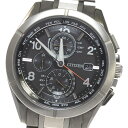 シチズン CITIZEN AT8165-51E H800-T023576 アテッサ 30周年記念モデル ソーラー電波 メンズ 美品 _825808【中古】(2)