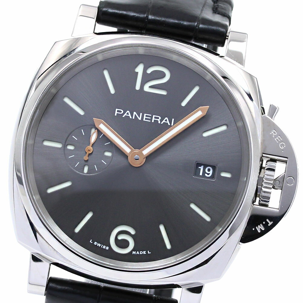 パネライ PANERAI PAM01250 ルミノール ドゥエ スモールセコンド デイト 自動巻き メンズ 美品 箱・保証書付き_826364【中古】