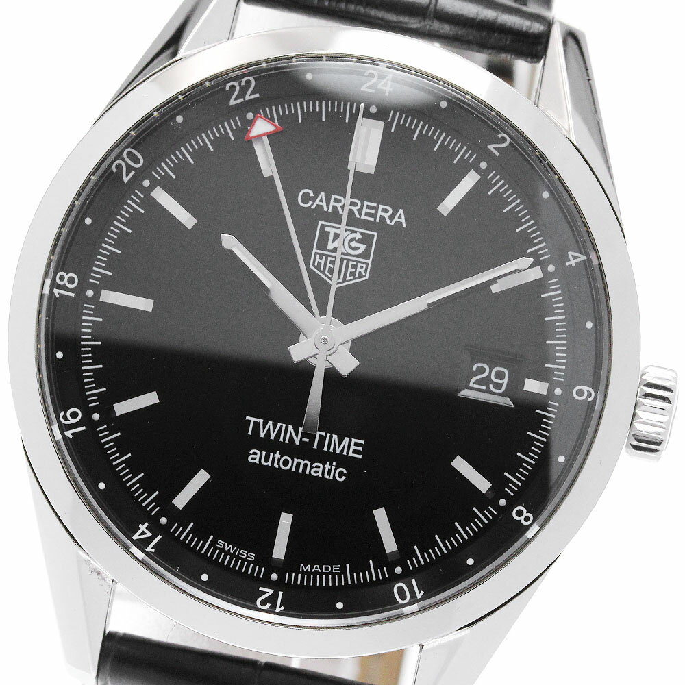 タグホイヤー TAG HEUER WV2115.BA0787 カレラ ツインタイム 自動巻き メンズ ...
