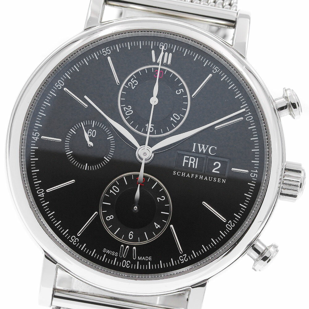 IWC IWC SCHAFFHAUSEN IW391006 ポートフィノ デイデイト クロノグラフ 自動巻き メンズ _825199【ev10】【中古】