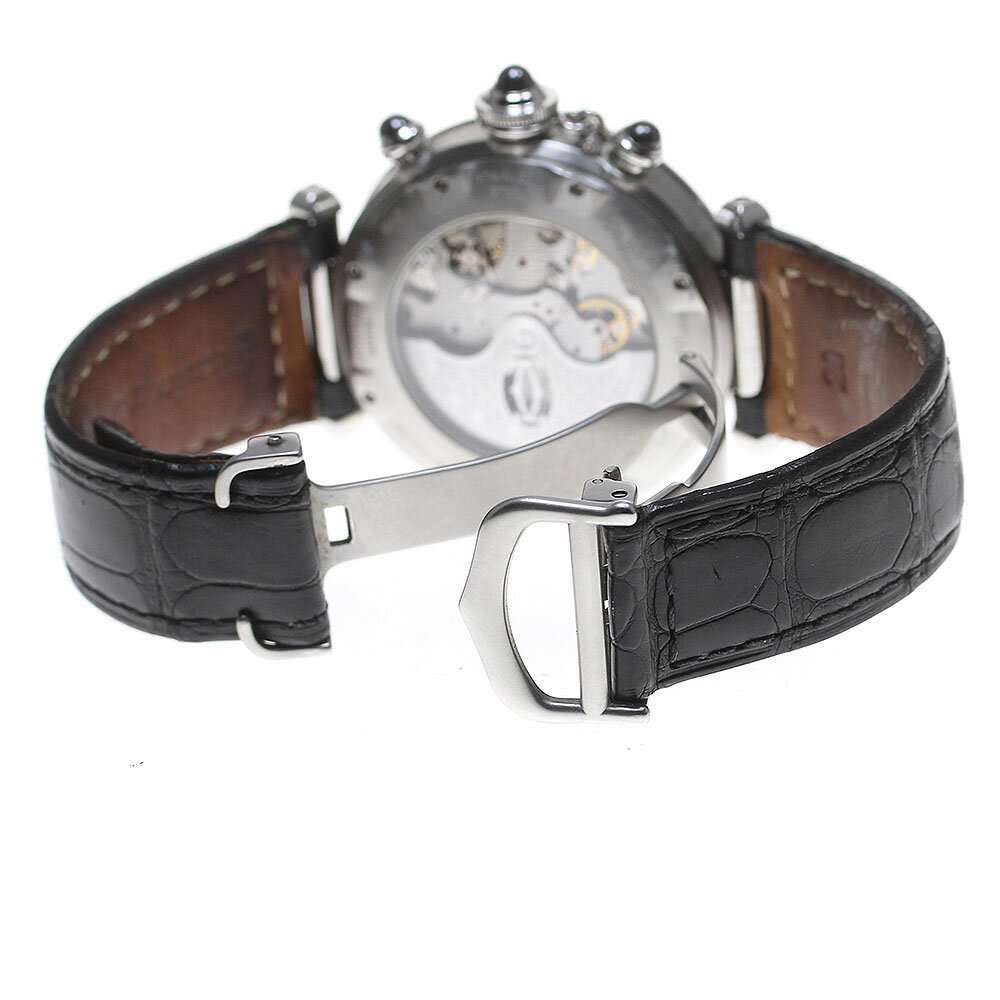 カルティエ CARTIER W3105155 パシャ 38ミリ クロノグラフ デイト 自動巻き メンズ _826956【中古】
