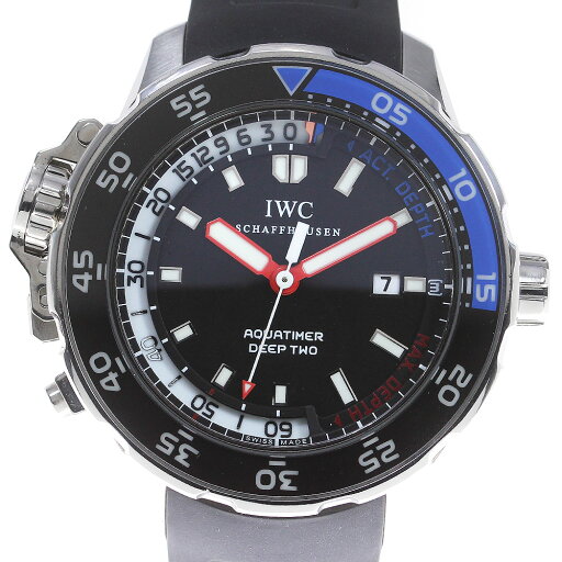 IWC IWC SCHAFFHAUSEN IW354702 アクアタイマー ディープツー デイト 自動巻き メンズ _826618【中古】 IWC IWC SCHAFFHAUSEN IW354702 アクアタイマー ディープツー デイト 自動巻き メンズ _826618【中古】