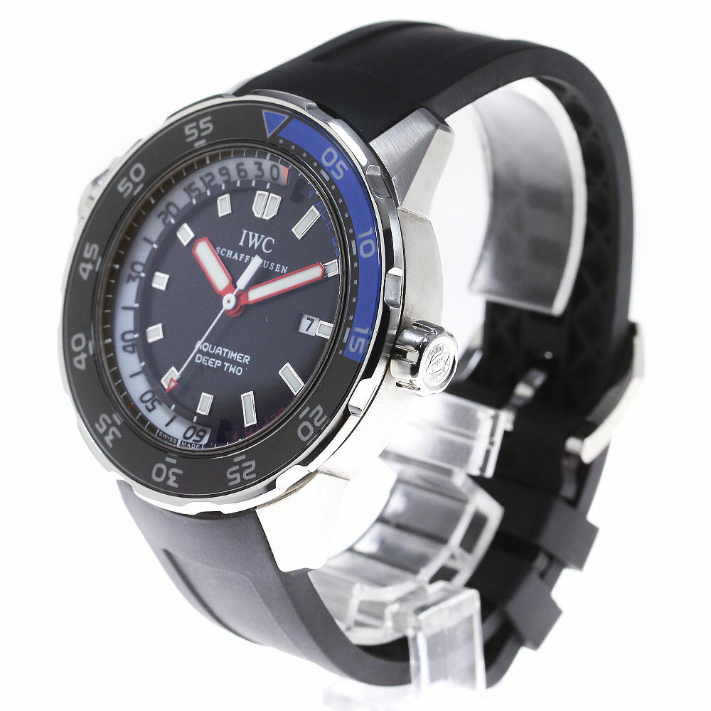 IWC IWC SCHAFFHAUSEN IW354702 アクアタイマー ディープツー デイト 自動巻き メンズ _826618【中古】