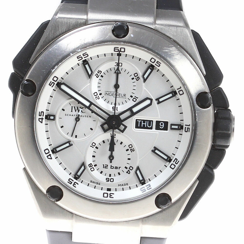 IWC IWC SCHAFFHAUSEN IW386501 インジュニア スプリットセコンドクロノグラフ 自動巻き メンズ 保証書付き_826616【中古】