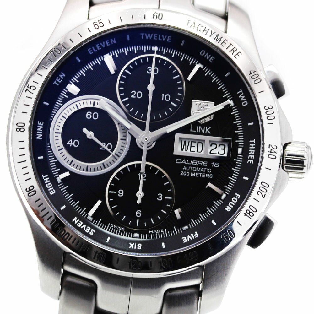 タグホイヤー TAG HEUER CJF211A.BA0594 リンク デイデイト クロノグラフ 自 ...