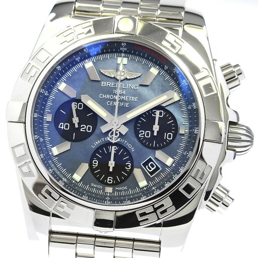 ブライトリング BREITLING AB0111 クロノマット44 デイト 自動巻き メンズ 良品 箱・保証書付き_829053【中古】 ブライトリング BREITLING AB0111 クロノマット44 デイト 自動巻き メンズ 良品 箱・保証書付き_829053【中古】