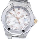 タグホイヤー TAG HEUER WBD2320.BA0740 アクアレーサー キャリバー9 11Pダイヤ 自動巻き レディース 良品 保証書付き_827095【中古】