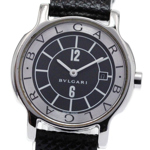 ブルガリ BVLGARI ST29S ソロテンポ デイト クォーツ レディース 保証書付き_819221【ev20】【中古】 ブルガリ BVLGARI ST29S ソロテンポ デイト クォーツ レディース 保証書付き_819221【ev20】【中古】