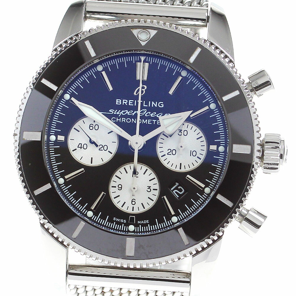 ブライトリング BREITLING AB0162 スーパーオーシャン ヘリテージ B01 クロノグラフ44 自動巻き メンズ _829004【中古】