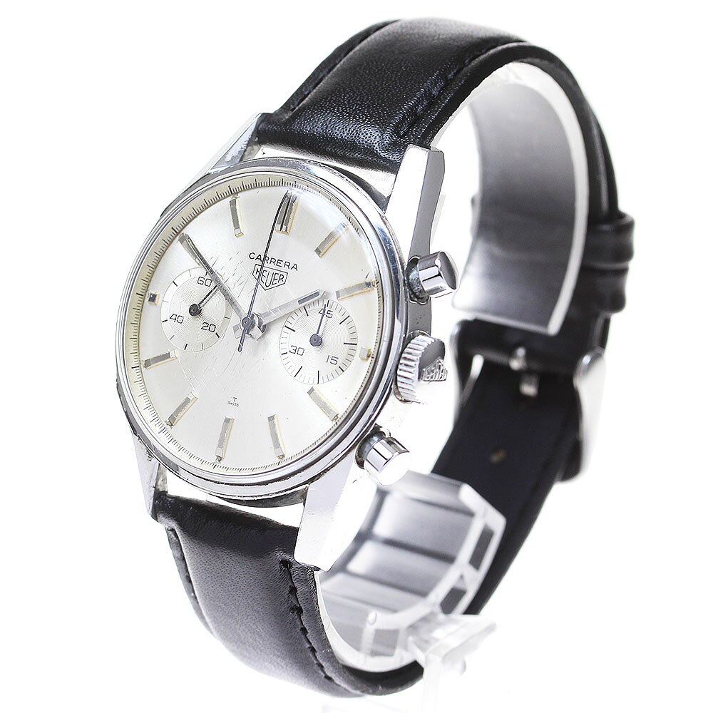 CLOSERのホイヤー Heuer カレラ cal.92 クロノグラフ 手巻き メンズ _826565【中古】｜アングル2