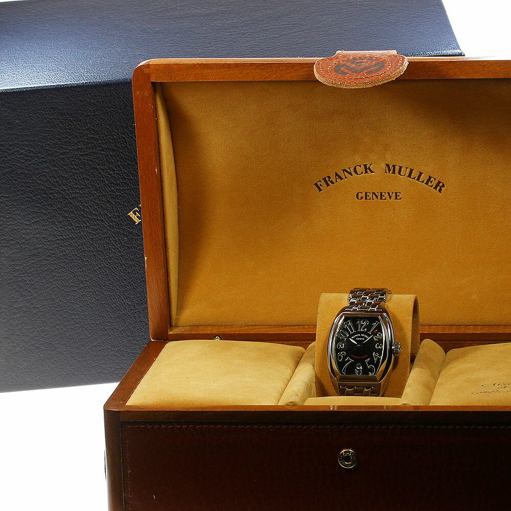 フランクミュラー FRANCK MULLER 8002SC コンキスタドール デイト 自動巻き メンズ 箱付き_829138【ev10】【中古】