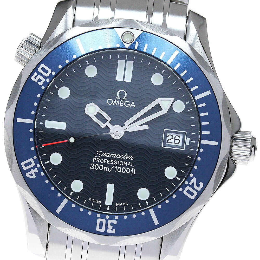 オメガ OMEGA 2561.80 シーマスター300 プロフェッショナル デイト クォーツ ボーイ ...