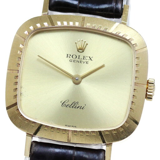 ベルト訳あり ロレックス ROLEX 4082 チェリーニ K18YG cal.1601 手巻き レディース 保証書付き_827795【中古】 ベルト訳あり ロレックス ROLEX 4082 チェリーニ K18YG cal.1601 手巻き レディース 保証書付き_827795【中古】