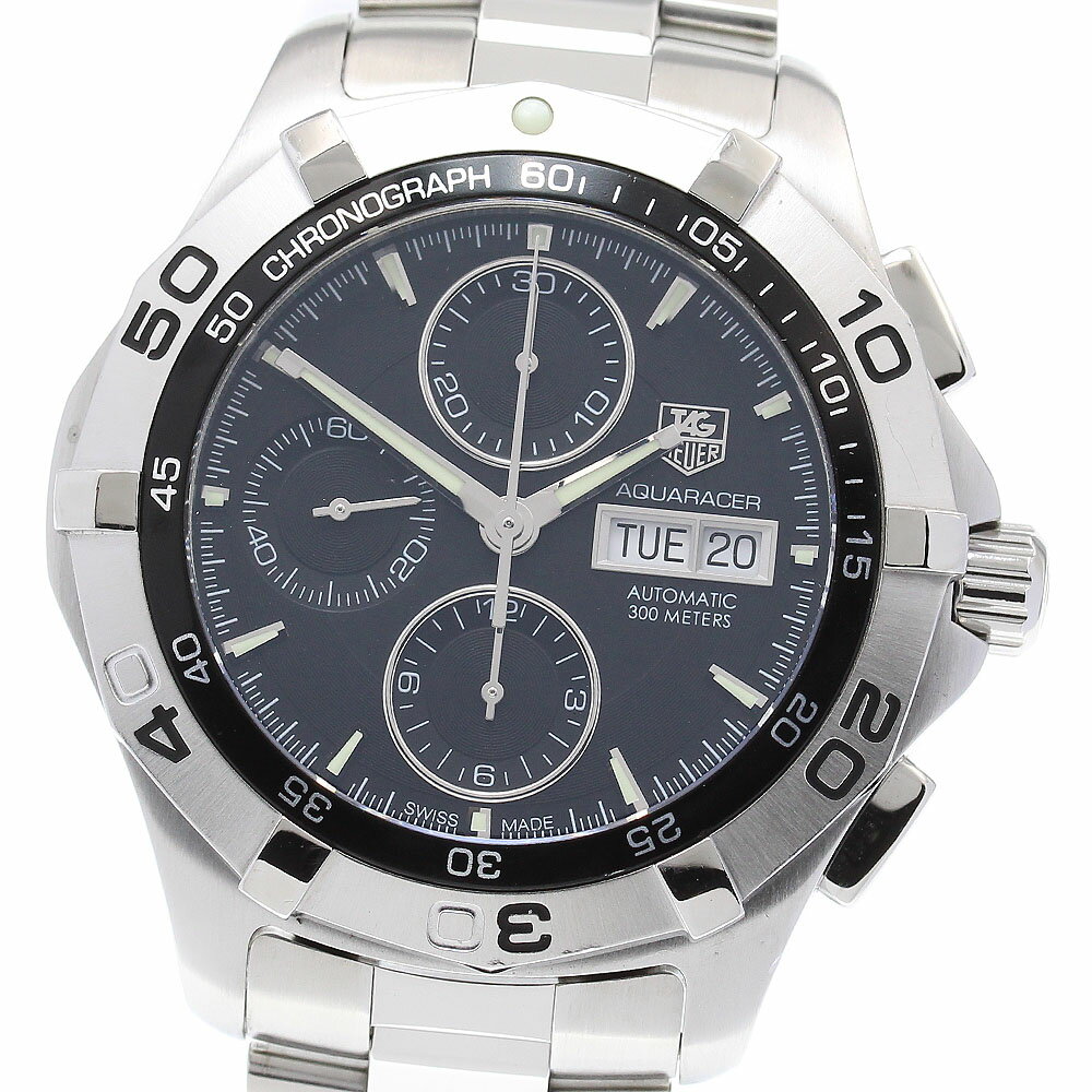 タグホイヤー TAG HEUER CAF2010.BA0815 アクアレーサー クロノグラフ デイデ ...
