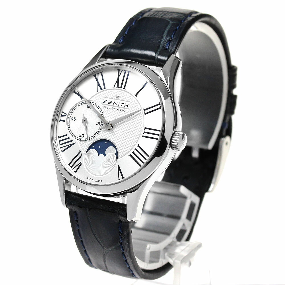 ゼニス ZENITH 03.2310.692 クラスエリート ウルトラシン ムーンフェイズ 自動巻き レディース 良品 _831983【中古】