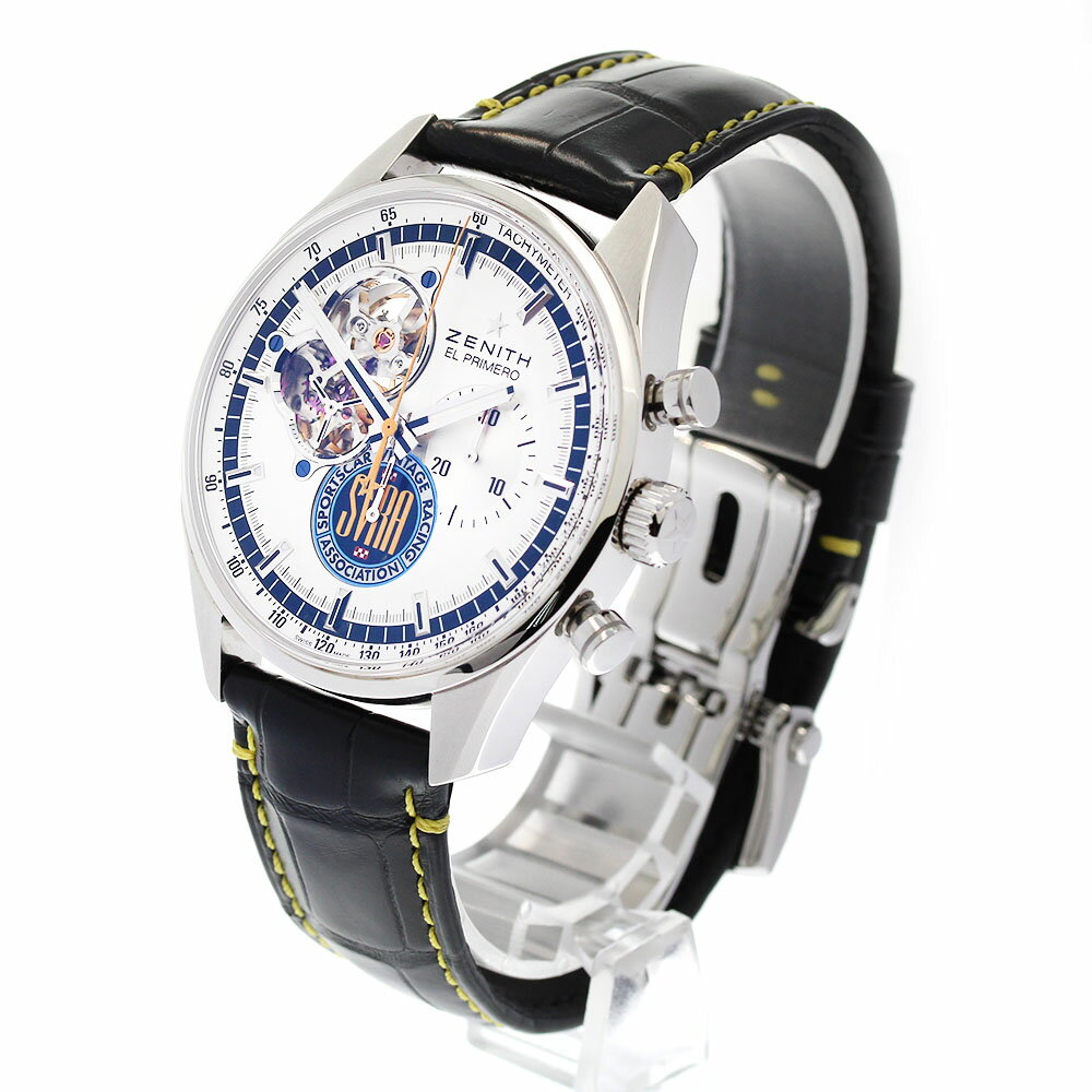 ゼニス ZENITH 03.3100.3600/21.M3100 エル・プリメロ クロノマスター SVRA 自動巻き メンズ 美品 箱・保証書付き_821402【中古】