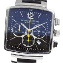 ベルト訳あり ルイ・ヴィトン LOUIS VUITTON Q212G スピーディー クロノグラフ 自動巻き メンズ _831015【中古】