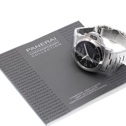 パネライ PANERAI PAM00329 ルミノール 1950 3デイズ GMT 自動巻き メンズ 保証書付き_832269【中古】