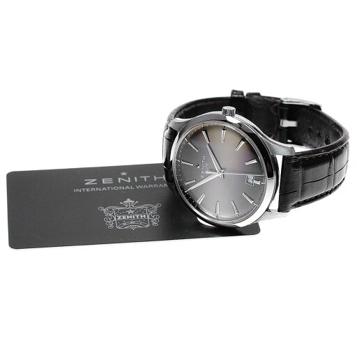 訳あり ゼニス ZENITH 03.2020.670/22.C498 キャプテン エリート デイト 自動巻き メンズ 保証書付き_823367【中古】