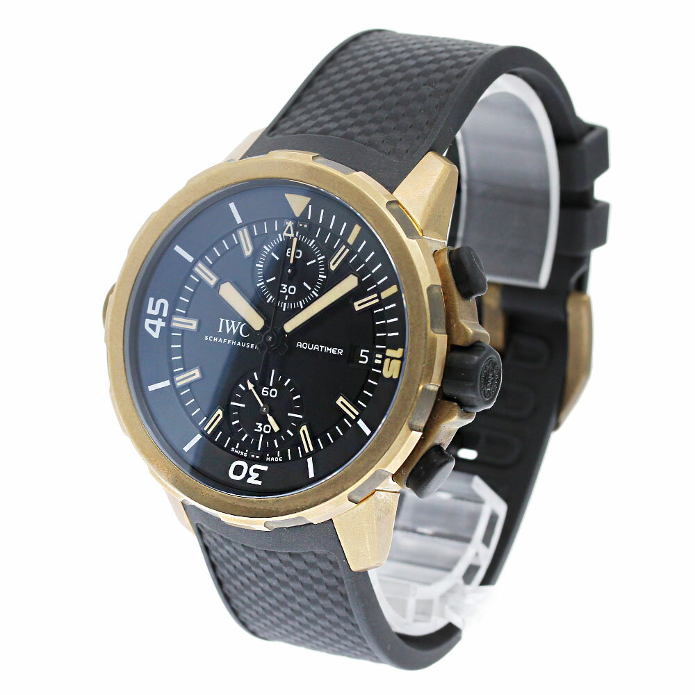 IWC SCHAFFHAUSEN IW379503 アクアタイマー エクスペディション・チャールズ・ダーウィン クロノグラフ 自動巻き メンズ 良品 _826781【中古】