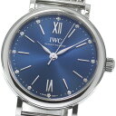 IWC IWC SCHAFFHAUSEN IW357404 ポートフィノ オートマティック 34 12Pダイヤ 自動巻き ボーイズ 保証書付き_832029【中...