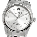 チュードル TUDOR 55000 グラマー デイト 10Pダイヤ 自動巻き ボーイズ 良品 _826022【中古】